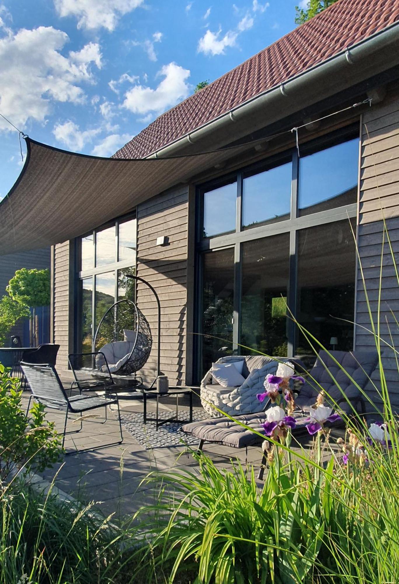 Odenwald-Lodge Mit Infrarotsauna Und E-Ladestation "Haus Purpur" Reichelsheim Eksteriør bilde